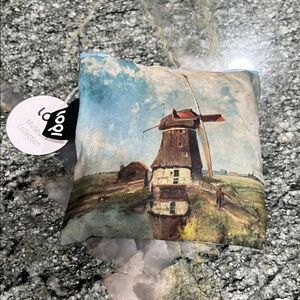 Loqi Museum Collection Windmill Accent Pillow